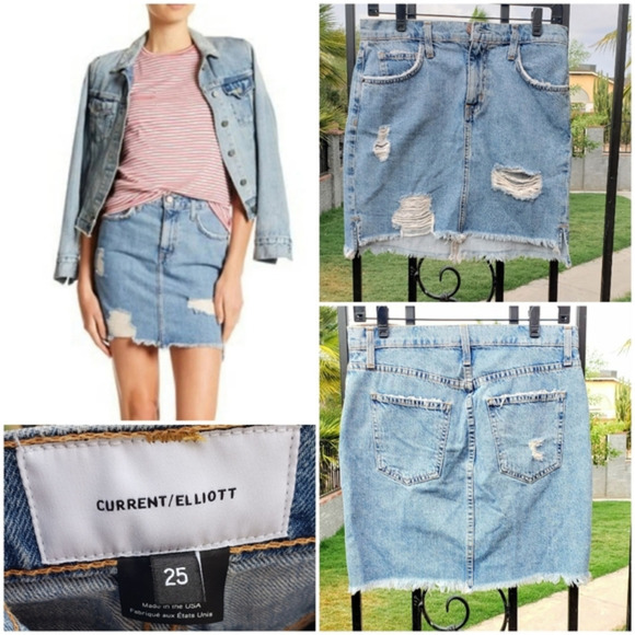 Current Elliott High Waist‎ Mini Skirt - Picture 1 of 4